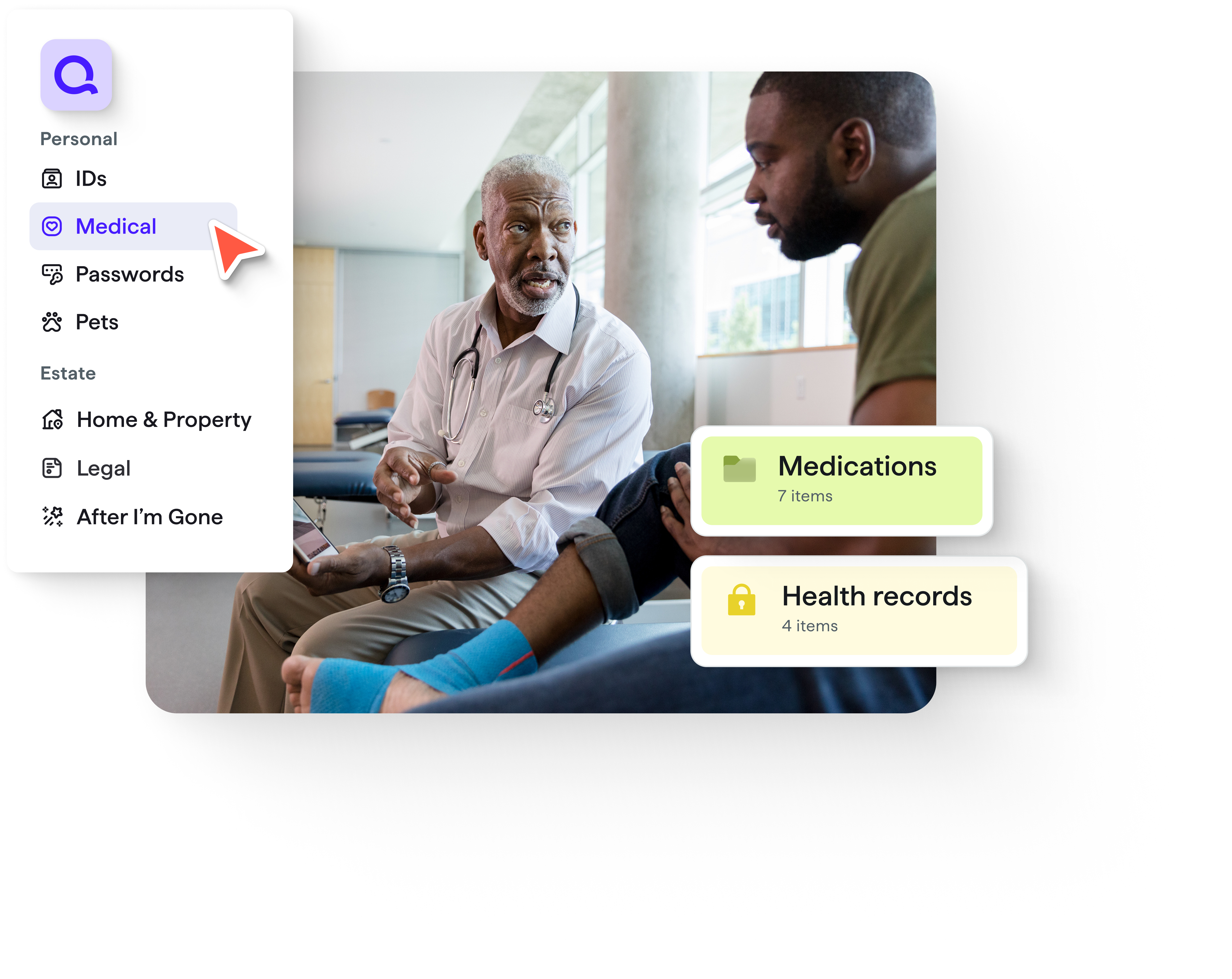 Lifehub home page image